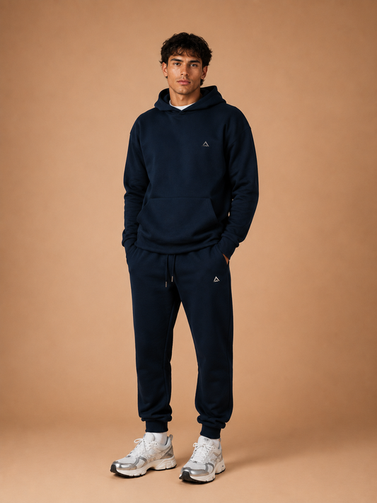 Navy Kiko Relaxed Hoodie