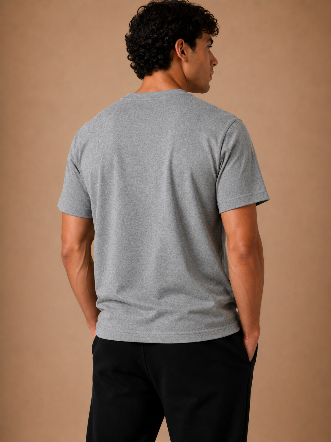 Grey Marl Roma Oversized T-Shirt