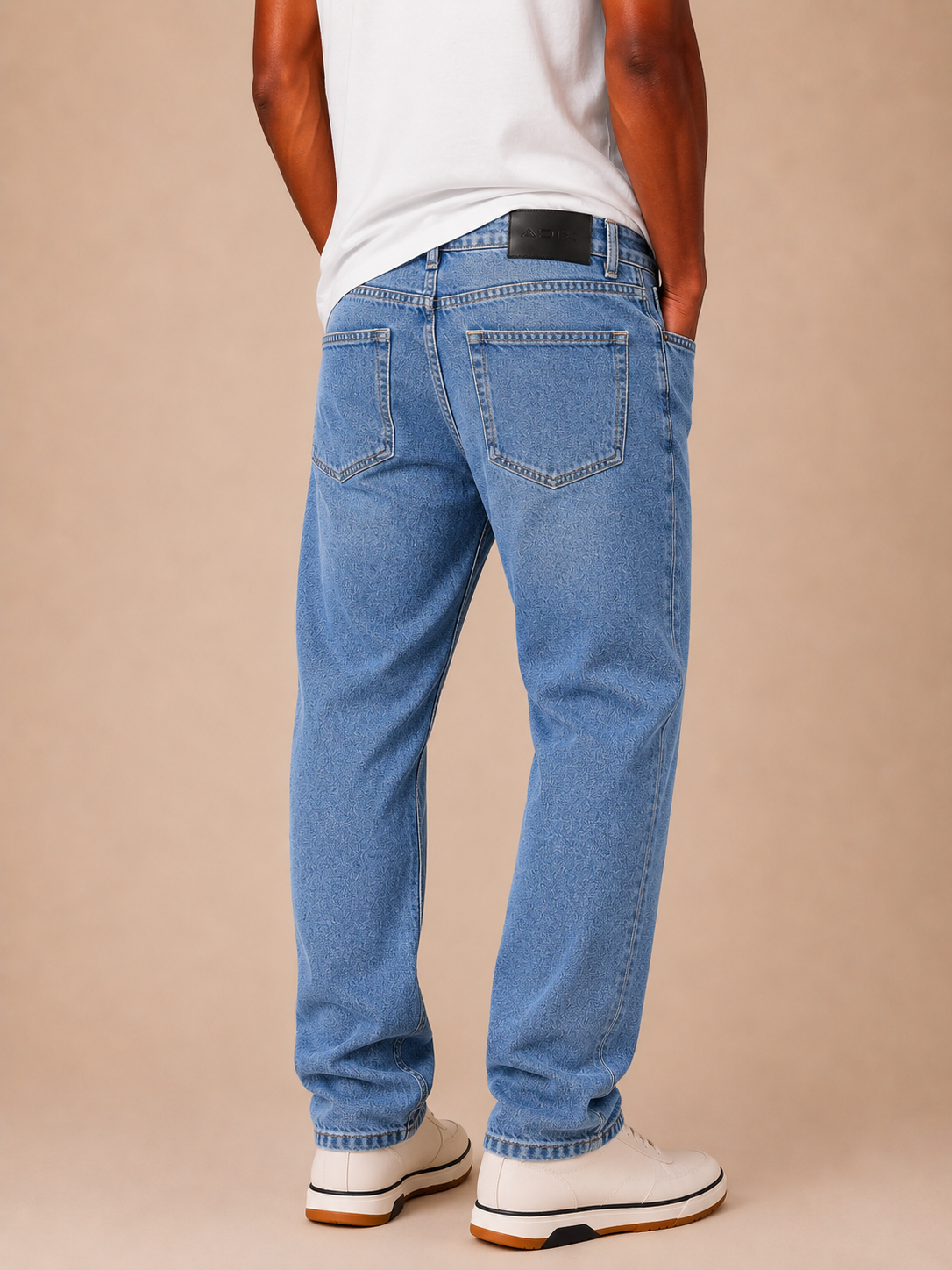 Mid Blue Marco Loose Fit Jeans