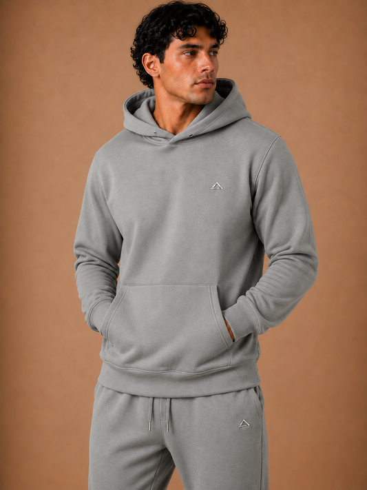 Light Grey Kiko Relaxed Hoodie