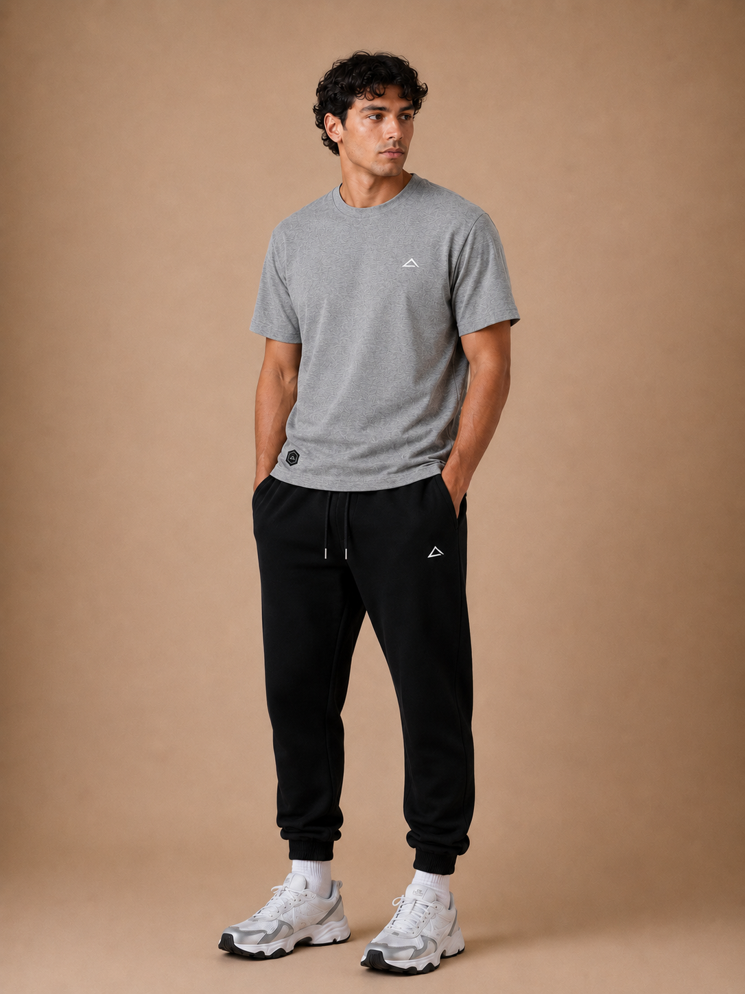 Grey Marl Roma Oversized T-Shirt