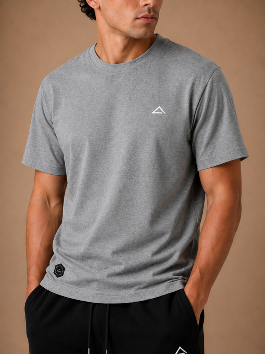 Grey Marl Roma Oversized T-Shirt